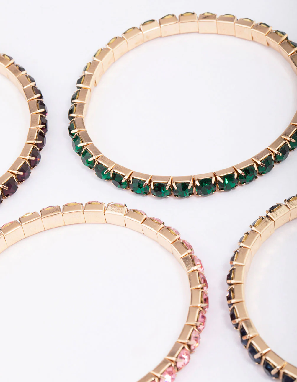 Gold Chunky Cup Chain Bracelet 5-Pack - Image 3