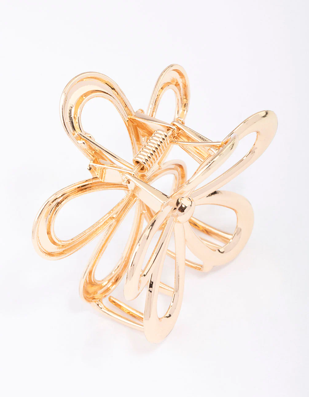 Gold Daisy Flower Hair Claw Clip - Image 3