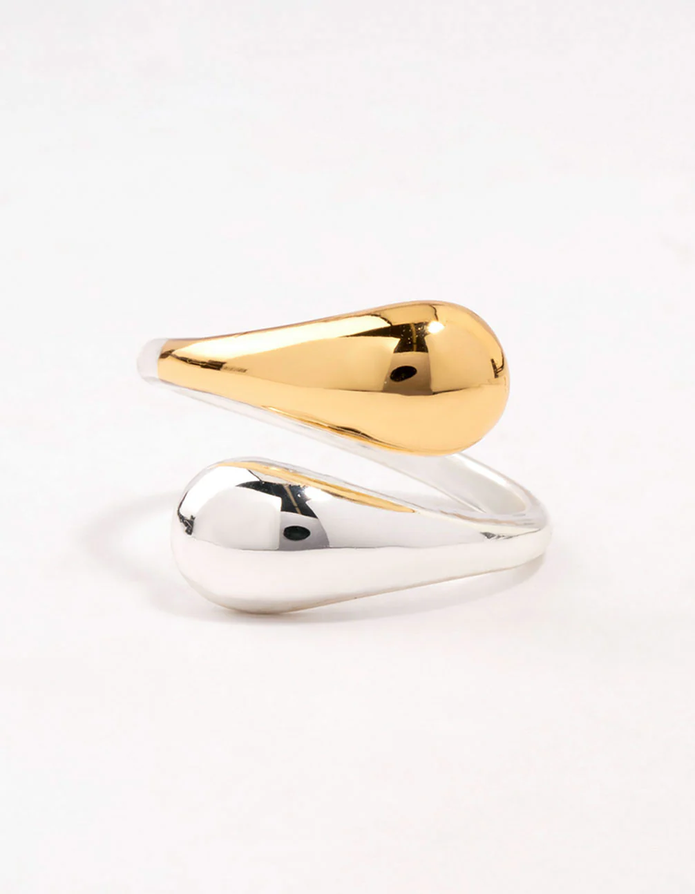 Mixed Puffy Double End Wrapped Ring - Image 3