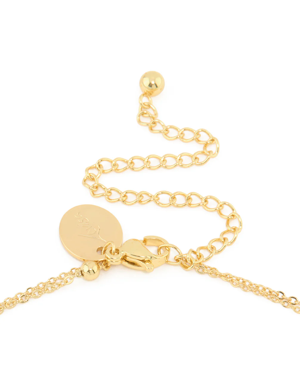 Waterproof Gold Plated Stainless Steel Star & Shell Layered Necklace - Image 3